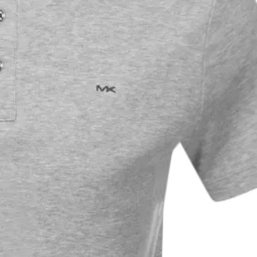 Alternative Image for ProductMichael Kors Sleek Polo T Shirt Grey3